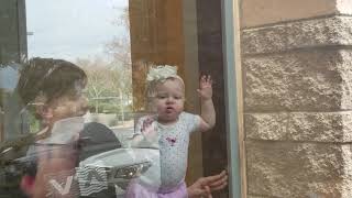 Shayla Licking Window at New Heights