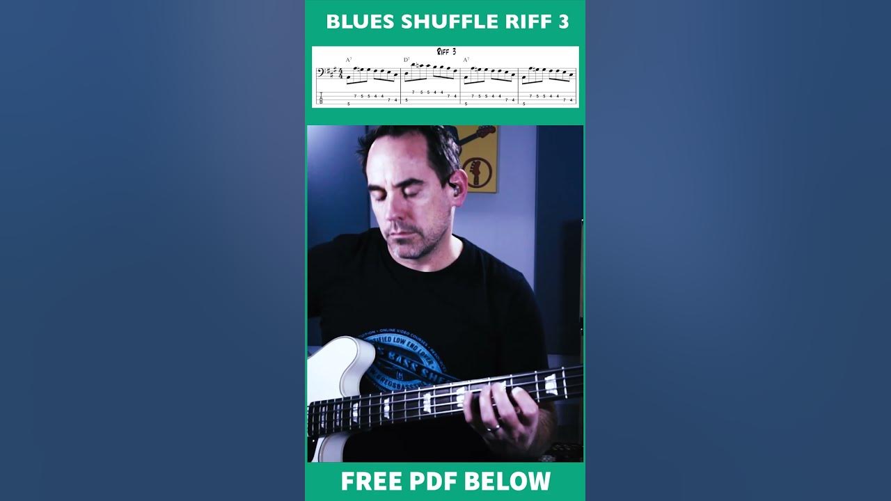 Shuffle Blues Bass Riff 3