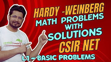 Hardy weinberg problems CSIR NET | Hardy weinberg questions and solutions | How to solve ?