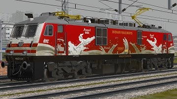 MSTS Open Rails - BRC WAP 5 waking up for its duty