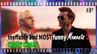 Crowley and Aziraphale | Ineffable And Most Funny Moments 2 | GOOD OMENS video edit | Crazy