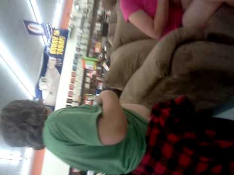 David doing unexpected belly roll. hilarious.