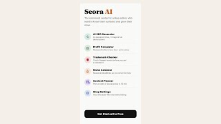 Seora AI — Full Demo Walkthrough: Etsy SEO from Printify in Minutes
