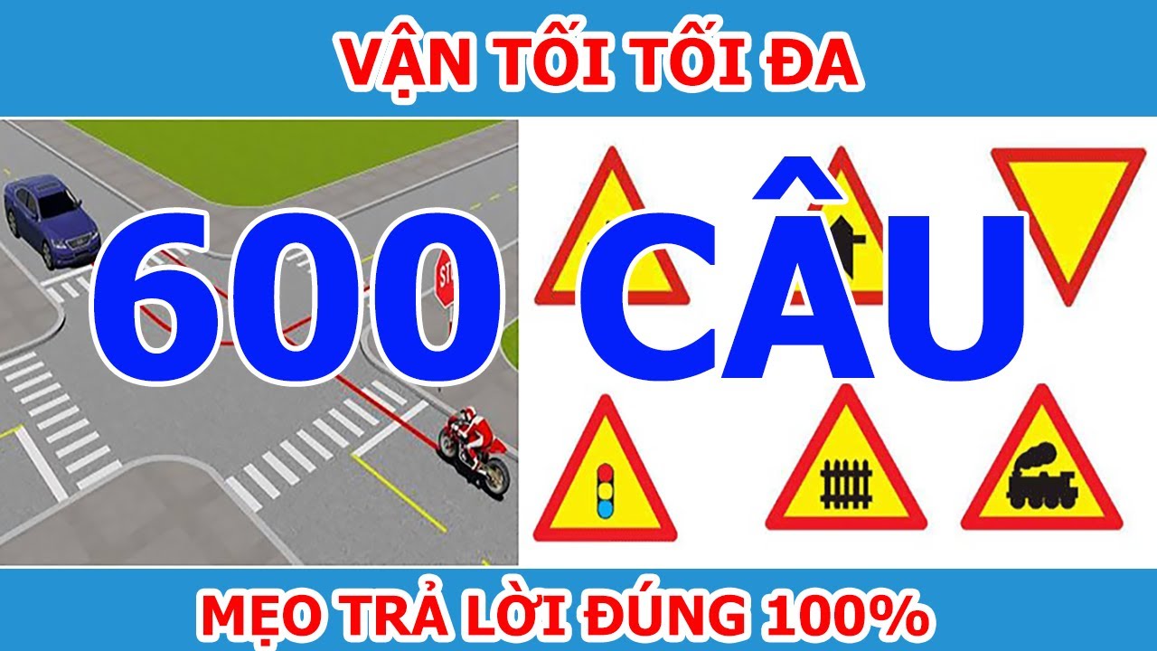 Mẹo Trả Lời Các Câu Hỏi Về Tốc Độ Đúng 100% | Bộ Đề 600 Câu - Youtube