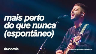 Video thumbnail of "Mais Perto do Que Nunca (Espontâneo) | Isaac Felix (Ao Vivo)"