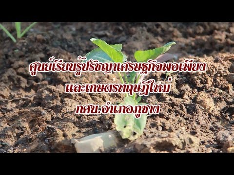 เศรษฐกิจพอเพียงและเกษตรทฤษฎีใหม่-กศน.อำเภอภูซาง