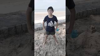Hero Girl and Mean Duo with Sand Castle😂 Again‼️ | JJaiPan #Shorts