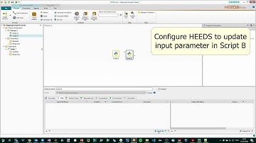 HEEDS mapping parameters between Python scripts