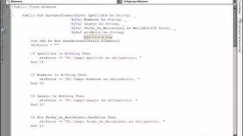 Arquitectura de Software. Programación en 3 capas Parte 8