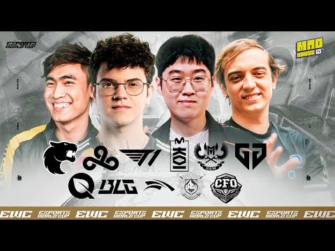 EWC - LEAGUE OF LEGENDS (DIA 1) - TODOS OS JOGOS - COMPLETO