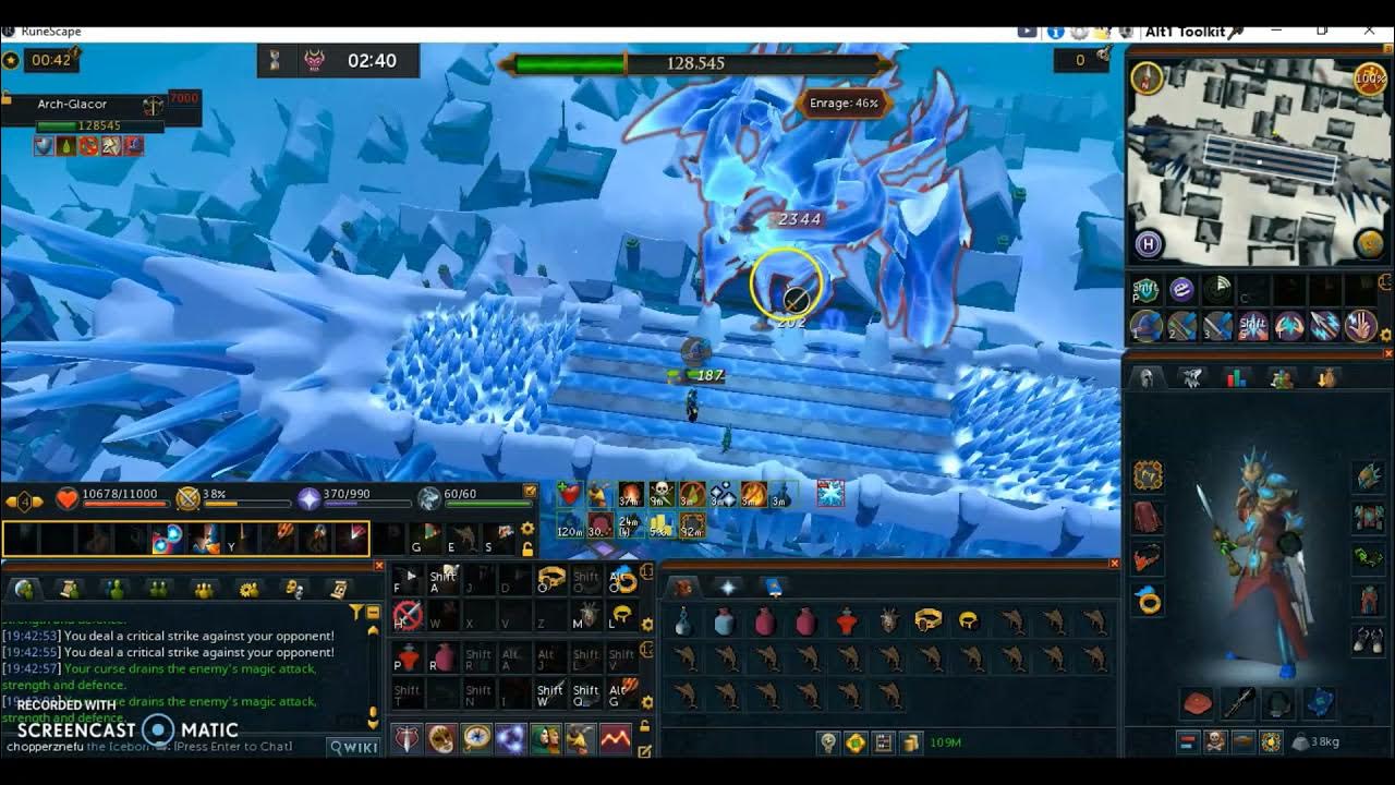 Rs3 Magic Arch Glacor Hard mode YouTube