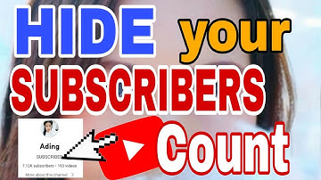 SUBSCRIBERS Count | Tagalog tutorial 2022 | hide sub count | Subscriber on YouTube
