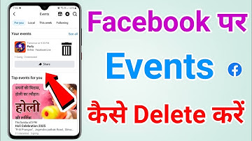 Facebook per events kaise delete kare | Facebook events cancel kaise kare