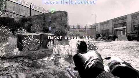 MW3 AON Straight Up From The Bunker Final Killcam on Dome