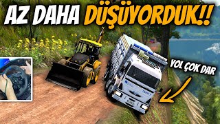 ÇOK DAR - UÇURUM DOLU ORMAN YOLLARINDA ÇİMENTO TAŞIDIM !! - EFSANE FORD CARGO 3227 ( ŞAHİN BAKIŞLI )