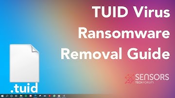 Tuid Virus [.tuid Files] Removal & Decryption [Free Fix Guide]