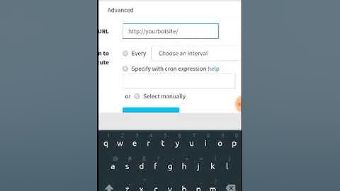 How To Make 30 second Cronjob On your Bot Site