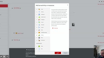 Survey Activity Moodle