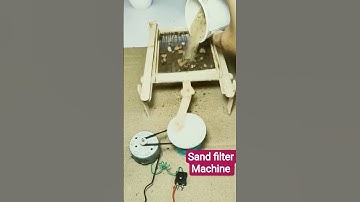 Diy motor sand filter machine #shortsfeed #trending #tech #diycrafts #dcmotor #machine #experiment