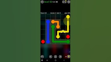 How To Solve Flow Free Bridges Starter Pack Level 50 6x6 Board Walk Through Solution Walkthrough
