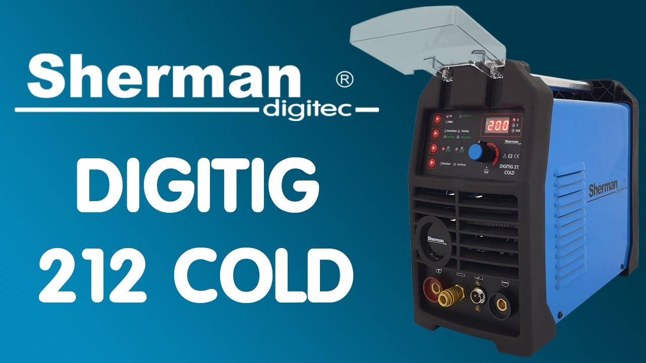 Spawarka Sherman DIGITIG 212 Cold - zestaw