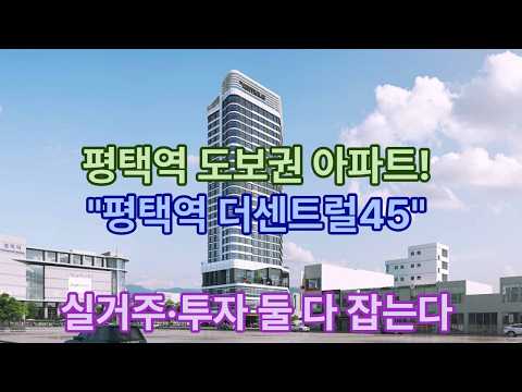 평택역 도보권 아파트!"평택역 더센트럴45"실거주·투자 둘 다 잡는다