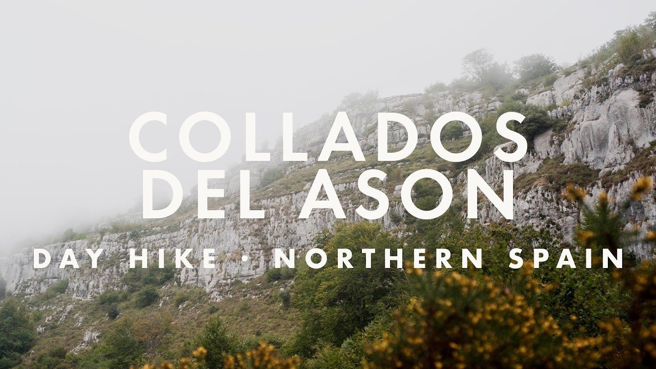 Misty day hike through Collados del Asón, northern Spain