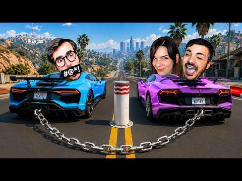 The Co-Op RACE in the GTA 5 Open World is INSANE!!