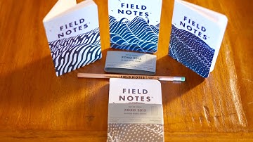 2015 XOXO Field Notes - Quick Look / Unboxing