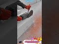 Lightweight Concrete Block Cutting with Heavy Duty Angle Grinder