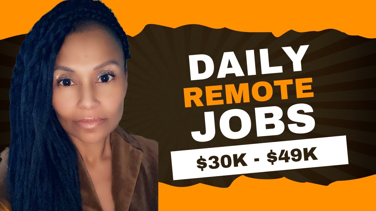 Land HIGH PAYING Remote Jobs Earning Up to $49K from Home FAST! - YouTube