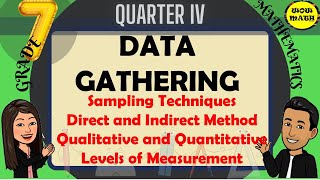 DATA GATHERING || GRADE MATHEMATICS Q4