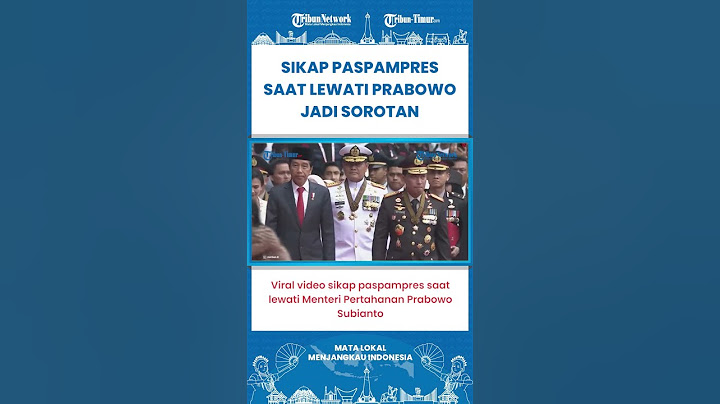 SHORT | Jadi Sorotan Sikap Paspampres Jokowi yang Hendak Melewati Prabowo Subianto