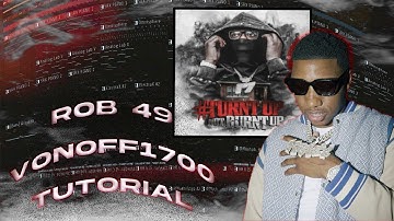 How To Make HARD Rob49 x Vonoff 1700 Type Beat !! | FL Studio 21 Tutorial #vonoff1700typebeat