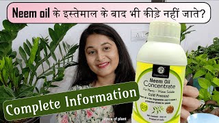 HOW, WHEN TO USE NEEM OIL FOR PLANTS नीम आयल MEALYBUGS APHIDS LEAFMINER #neemoil #plants #gardening