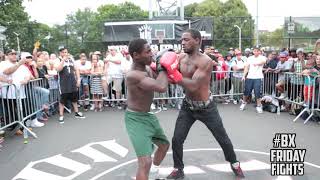16yr old boy knocks out 25yr old man #BXFIGHTCLUB
