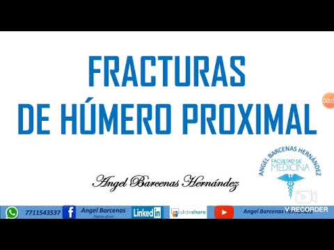 Vídeo: Húmero: Fractura De Tubérculo, Fractura De Cuello