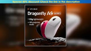 Best Seller ATK Dragonfly A9 Ultra Wireless E-sports Gaming Mouse Ultra-lightweight Tri-mode Dual 8