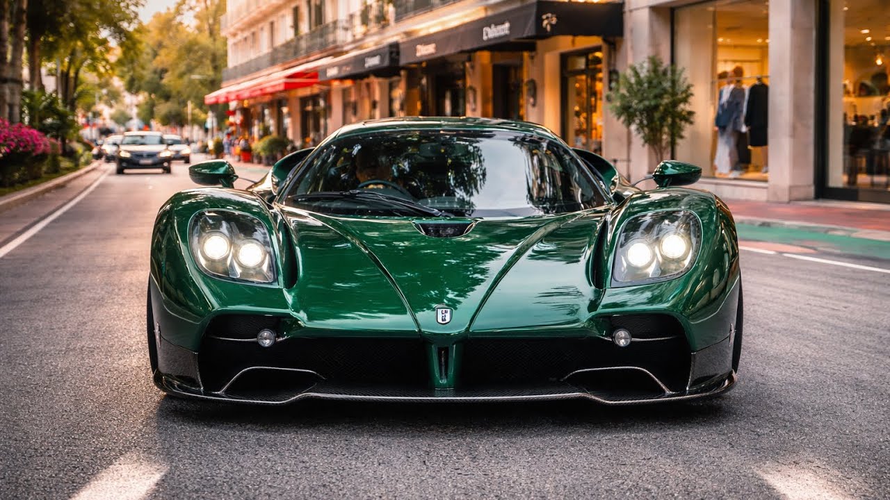 SUPERCARS in Monaco 🇲🇨 February 2026 / PAGANI HUAYRA / #supercars  #monaco 