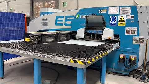 Used FINN POWER E5 EXPRESS CNC punching machine (2009) id10748 - For Sale