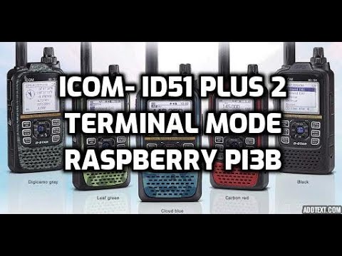 Icom ID51 plus 2 in terminal mode using Pi3 pi star and the
