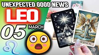 Leo ♌😃UNEXPECTED GOOD NEWS😲 horoscope for today MARCH 5 2026 ♌ #leo tarot MARCH