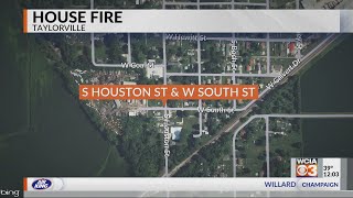 Workers pull Taylorville homeowner from house fire