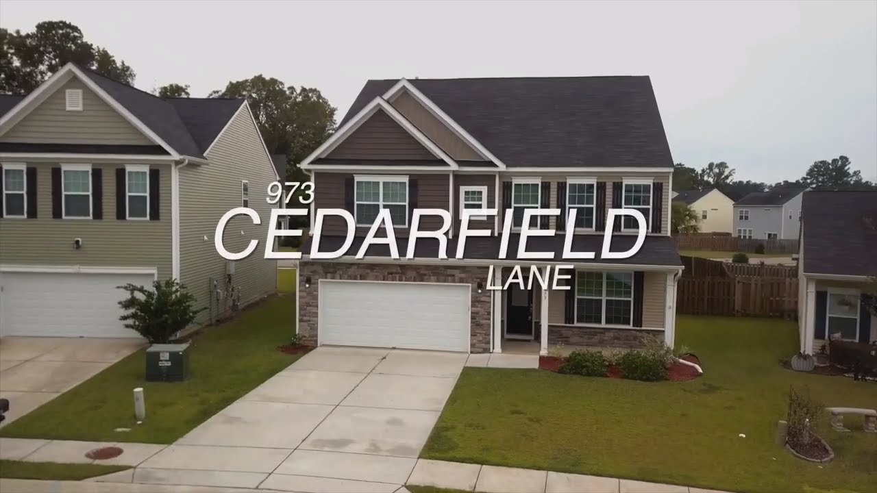 973 Cedarfield Lane Homes for sale in Summerville SC YouTube