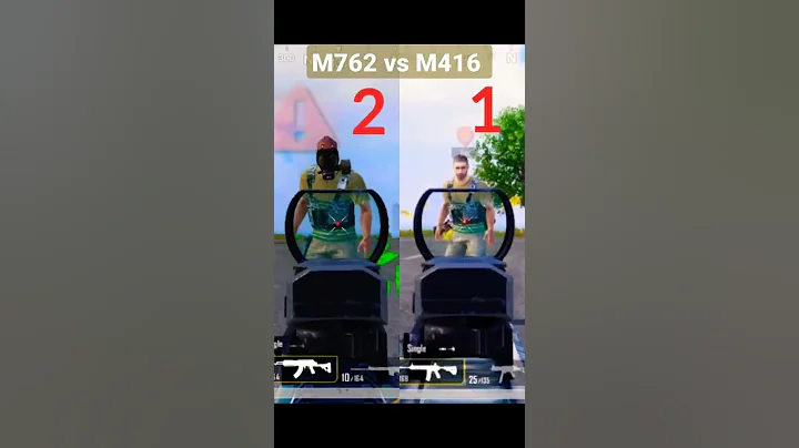 M762 VS M416 DAMAGE TEST BGMI #bgmi #pubg #comparison #m762 #m416