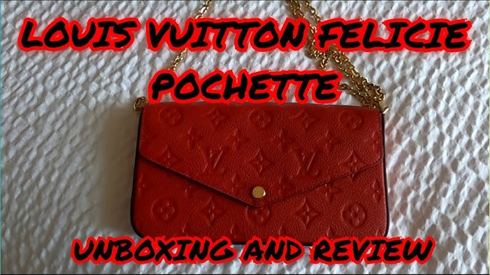 LOUIS VUITTON Felicie Pochette Unboxing and Reveal! 