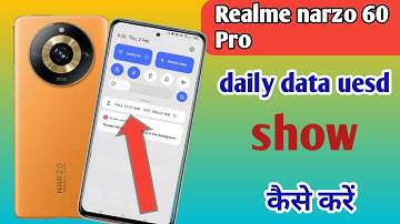 realme daily data usage not showing/realme phone me daily data usage nahi dikh raha kaise thik kare