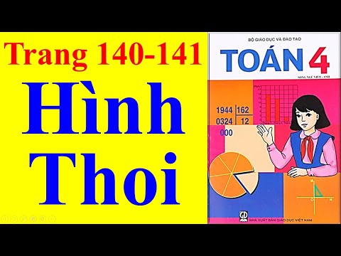Video Toán Lớp 4 Trang 140 141 - Hình Thoi - YouTube