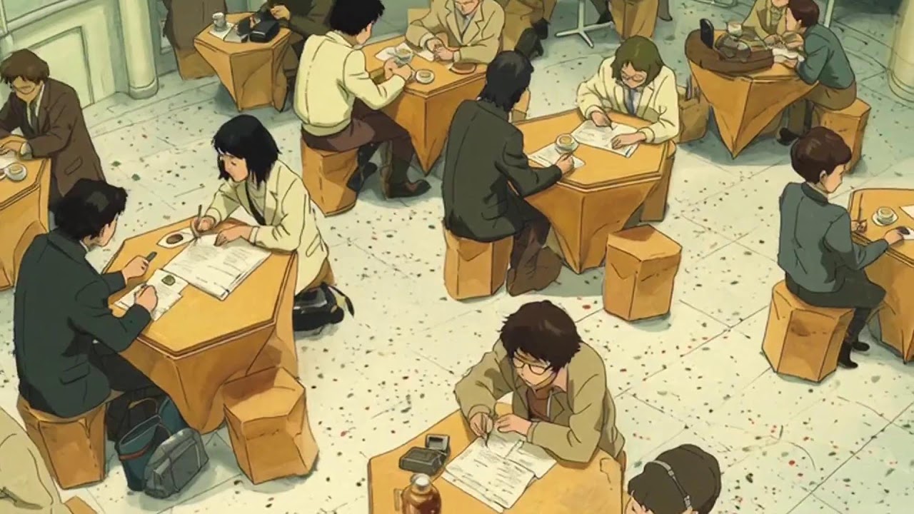 Deep Night Work | Coffee Shop Ambience