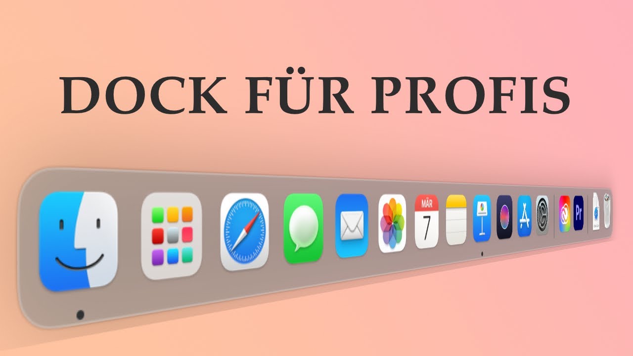 Das Dock kann nichts, bis Du DAS änderst!